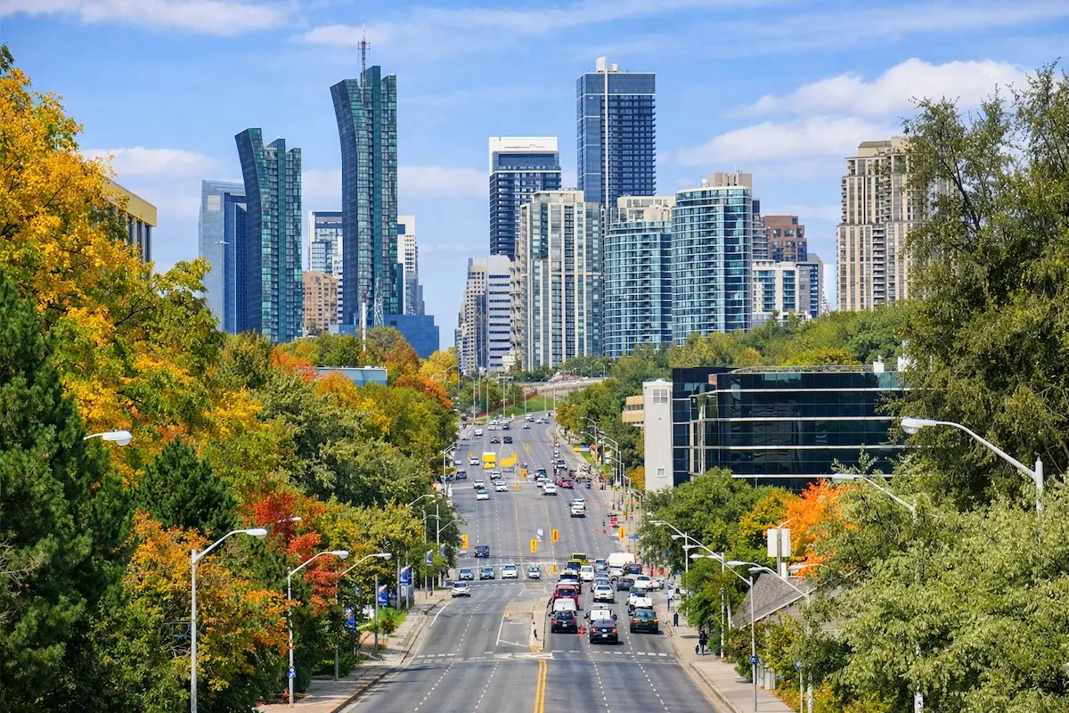 North York Centre skyline along the Yonge Street corridor — TrueFix appliance repair service area