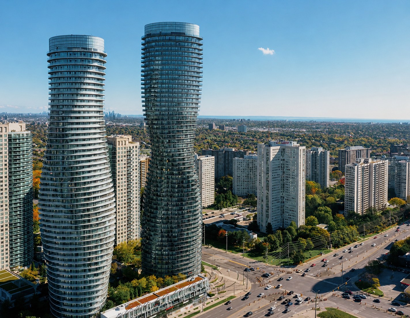Mississauga Absolute World towers — TrueFix appliance repair service area covering Square One, Port Credit & Erin Mills