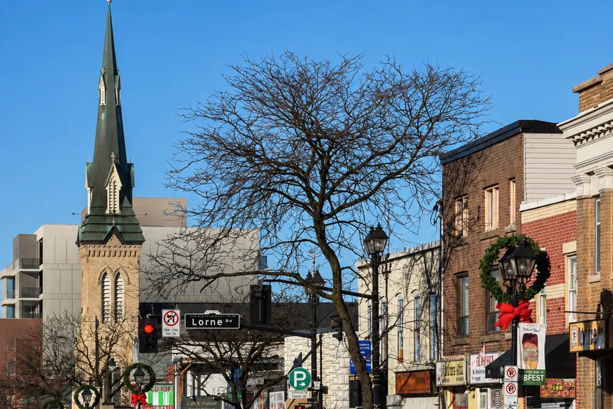 Historic main street in downtown Richmond Hill near Lorne Avenue — TrueFix appliance repair service area