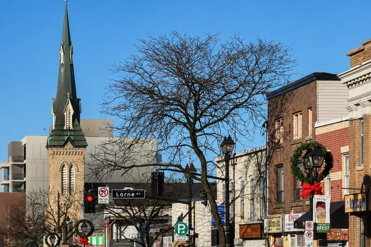 Historic main street in downtown Richmond Hill near Lorne Avenue — TrueFix appliance repair service area